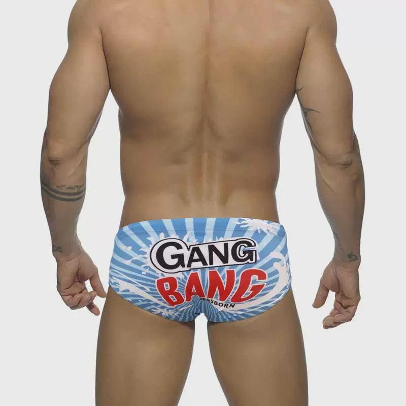 Summer Men's Swimwear – Sexy Stripes Swimming Trunks Quick-Dry - ClubOn