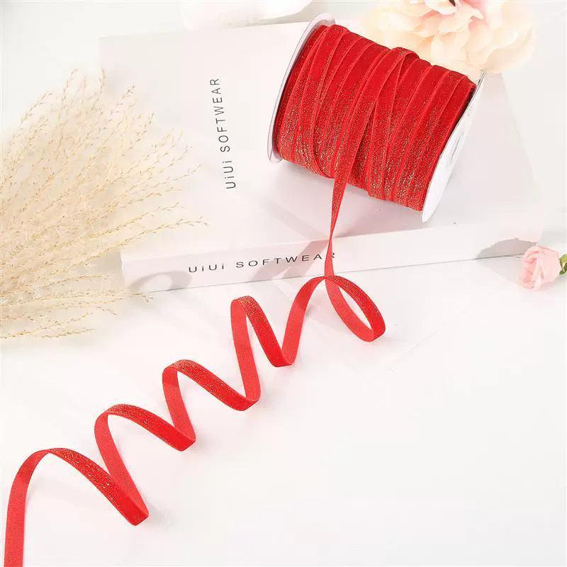 6mm-38mm Red Velvet Ribbon – For Handmade Gifts, Bouquets & Wrapping - ClubOn