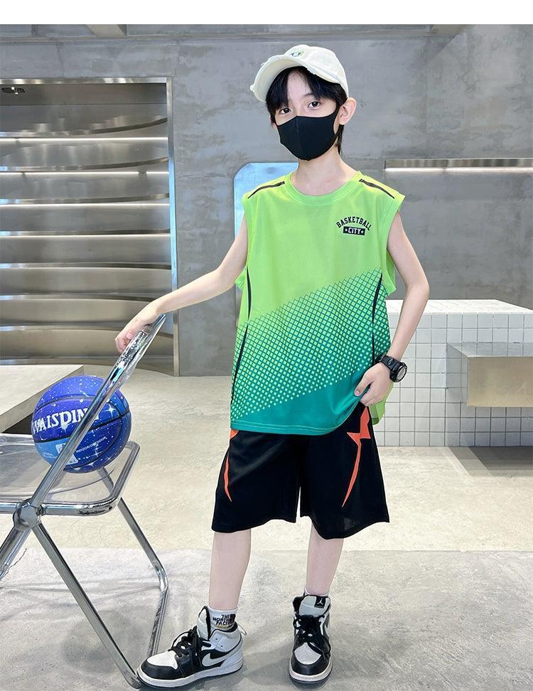 Boys Quick-Drying Training Suit – Summer Basketball Uniform - ClubOn