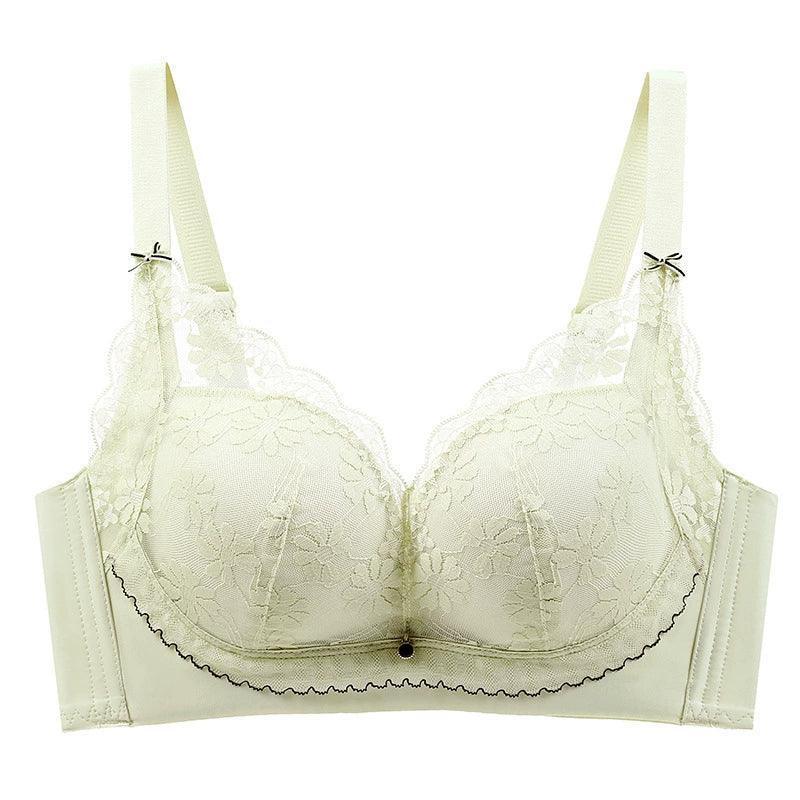 Breathable Lace Bra - Comfortable Wireless Design for Women - ClubOn