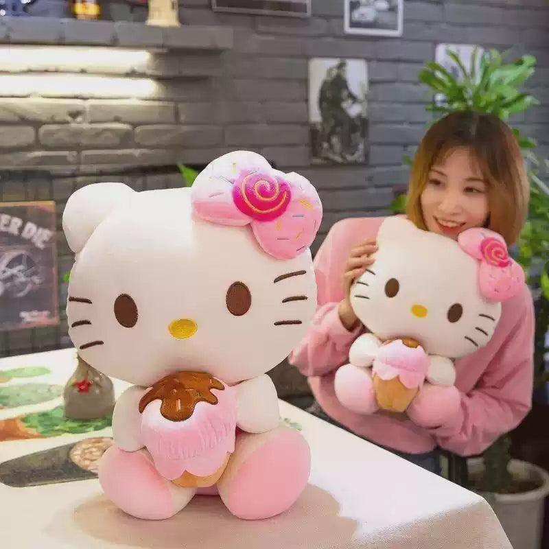Kitty Kawaii Plush Toy - Ice Cream Soft Stuffed Pillow Doll - ClubOn