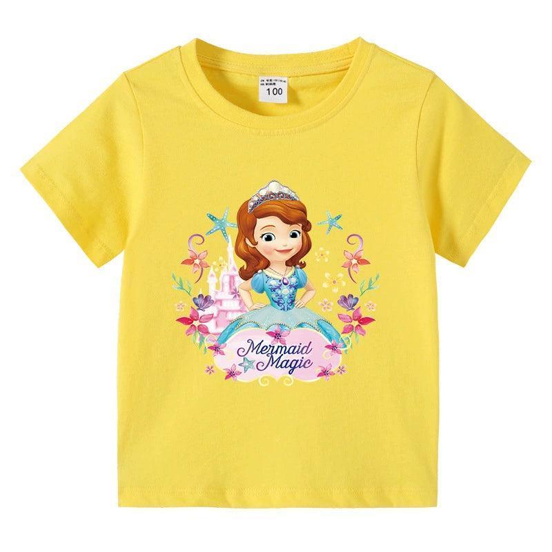 Sofia Children's Summer Short-Sleeved T-Shirt - Comfortable & Stylish - ClubOn