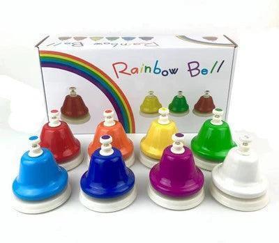 Desk Bells Rainbow Diatonic Hand Bell – Musical Toy for Kids - ClubOn