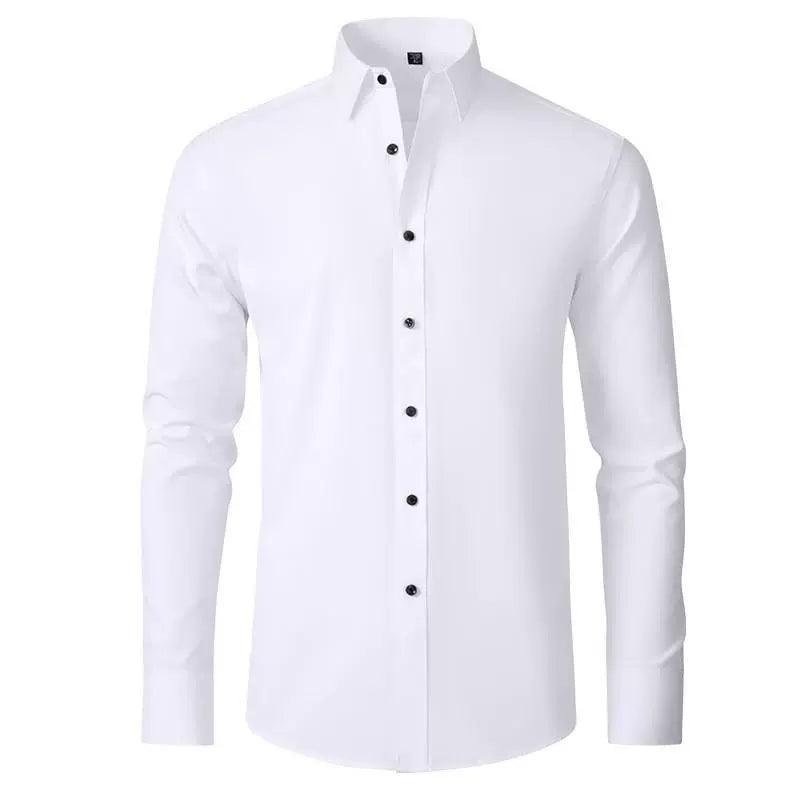 Men’s Formal Dress Shirt – Summer White Shirt for Men - ClubOn