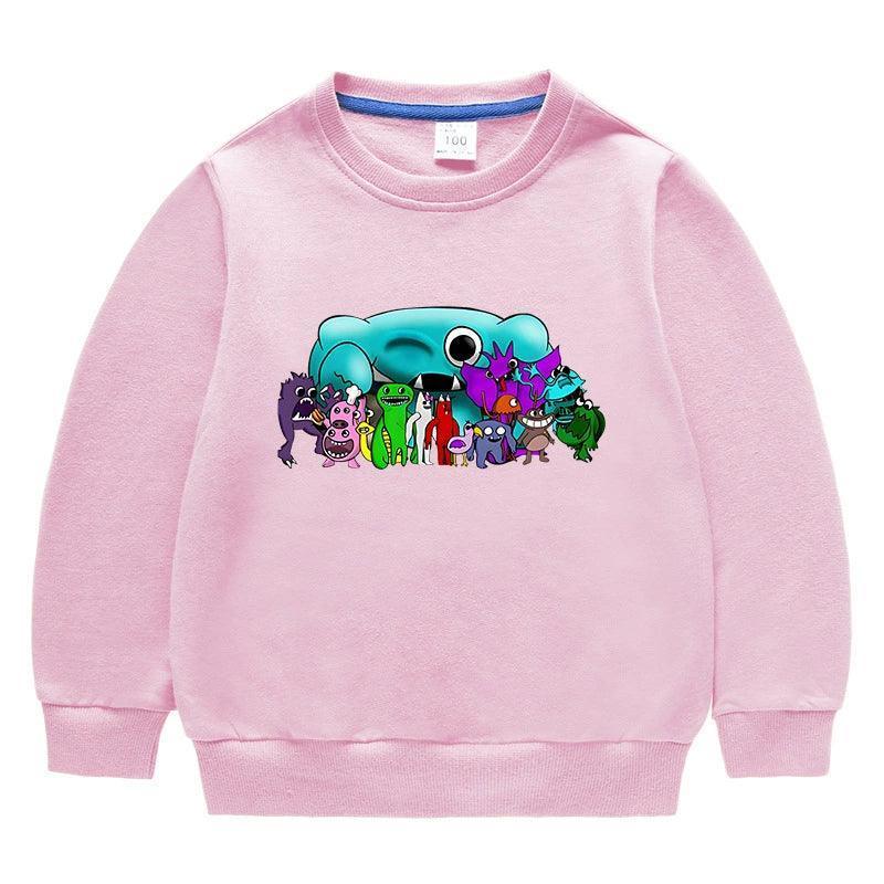Garten of Banban Boys' Pure Cotton Sweater – Cartoon Spring & Autumn Jacket - ClubOn