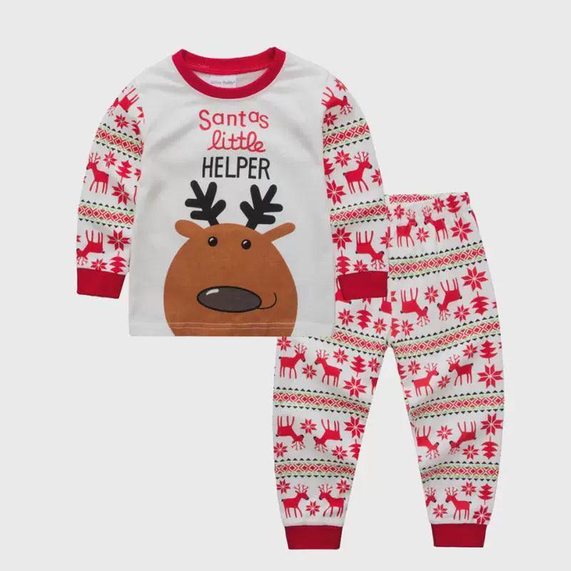 Kids Christmas Pajamas Set – 100% Cotton, Festive PJs for Boys & Girls - ClubOn