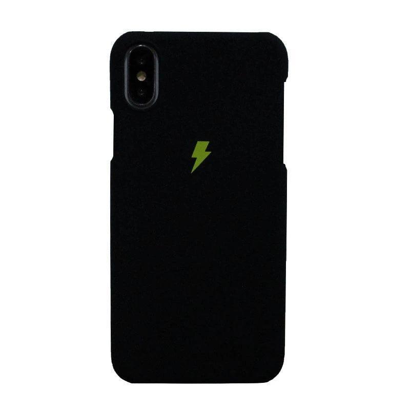 Pure Black Half-Cover Hard Shell Case for iPhone – Frosted Feel & Heat Dissipation - ClubOn