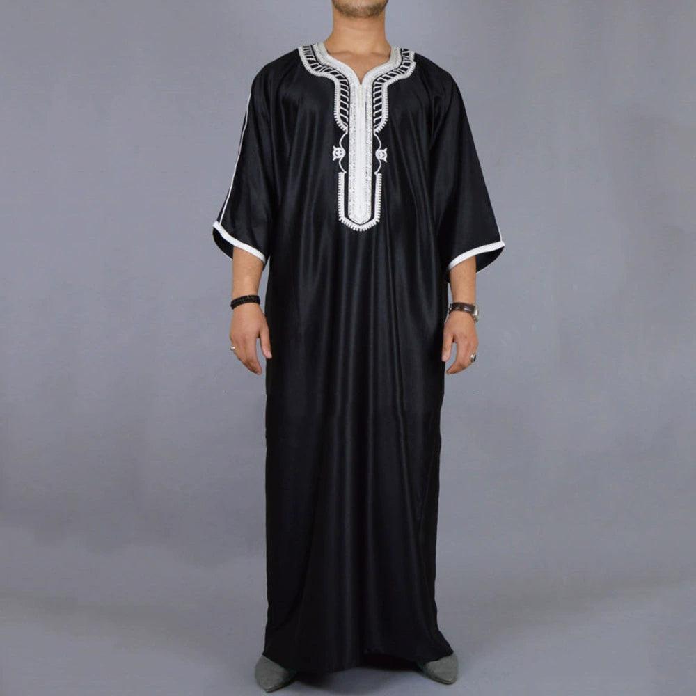 Muslim Men Gown Thobe Kaftan Dress – African Long Shirt - ClubOn