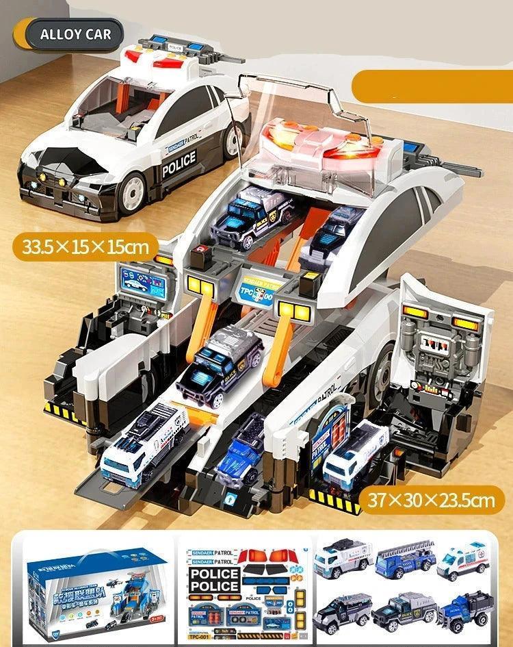 German Deformation Police Car Toy – Educational Gift for Boys (1-3 Years Old) - ClubOn