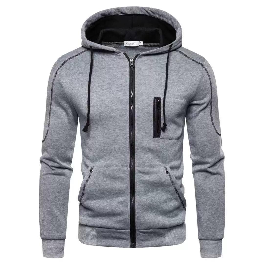 Men’s Zip-Up Jacket – Hoodie Sweatshirt Coat for Men - ClubOn