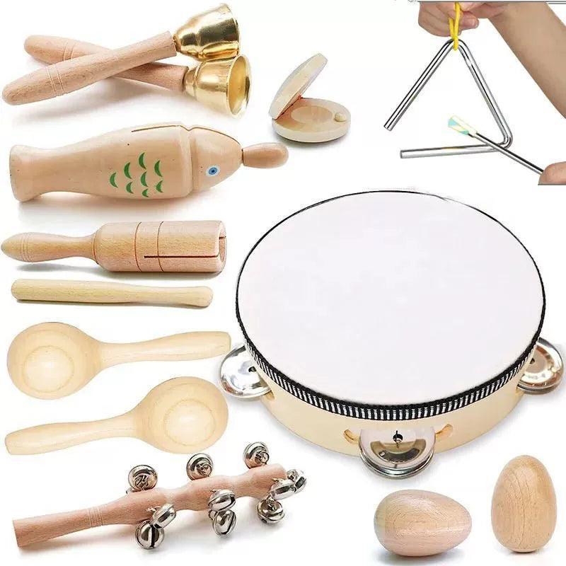Wooden Musical Instruments for Children – Montessori Educational Toys - ClubOn