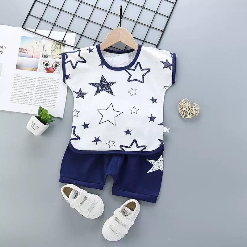 Summer Children Suits - Boys and Girls Short Sleeve Sets - ClubOn