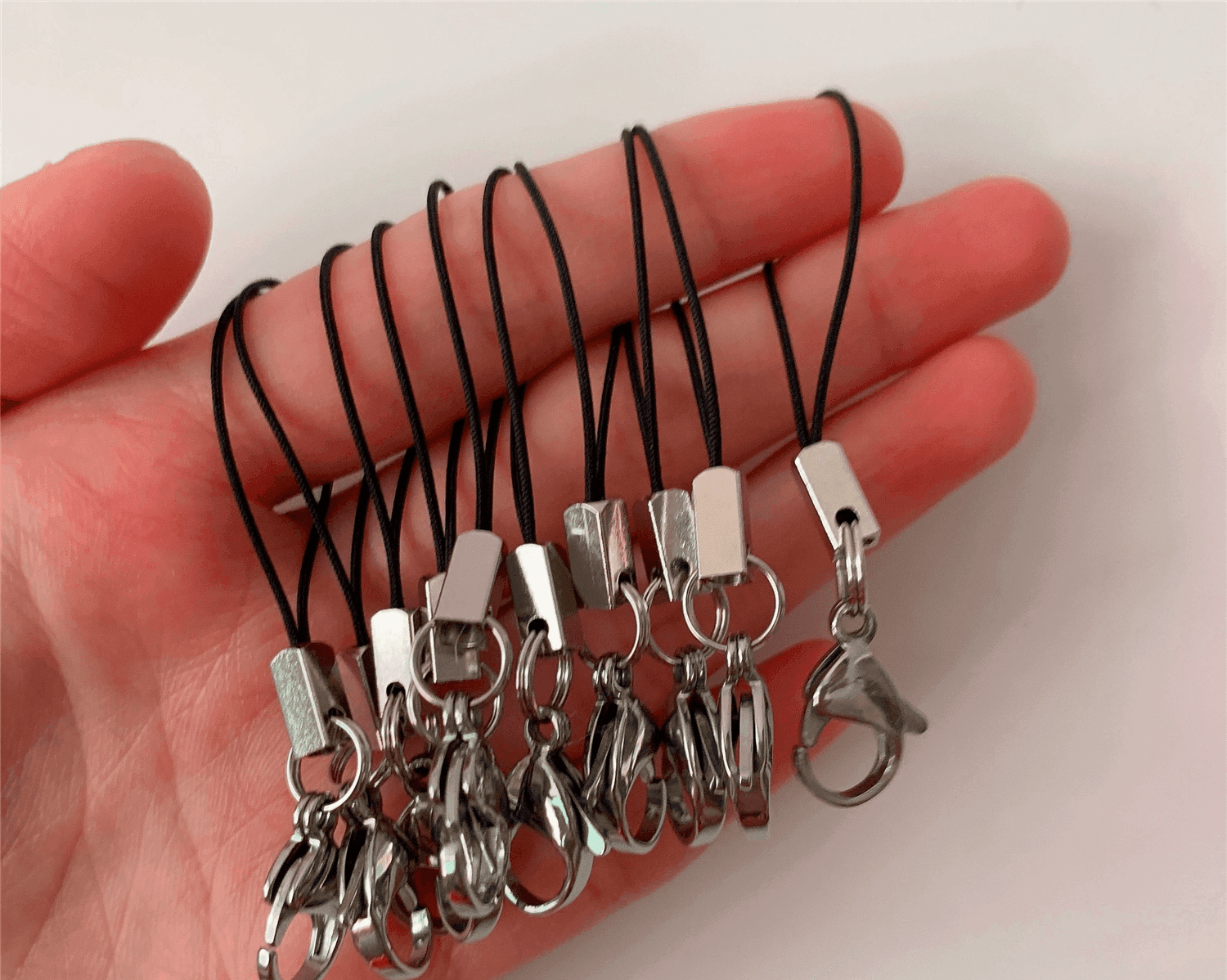 Thick Nylon Mobile Phone Lanyard – DIY Short Rope with Stainless Steel Lobster Buckle - ClubOn