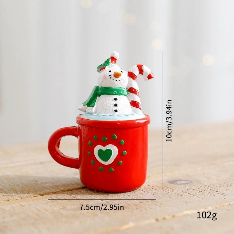 Santa Claus Resin Decorations – Creative Christmas Gift Décor - ClubOn