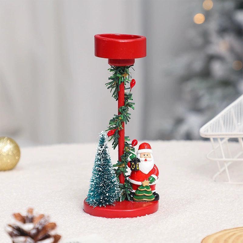 Desktop Resin Christmas Decorations – Santa and Tree Holiday Decor - ClubOn