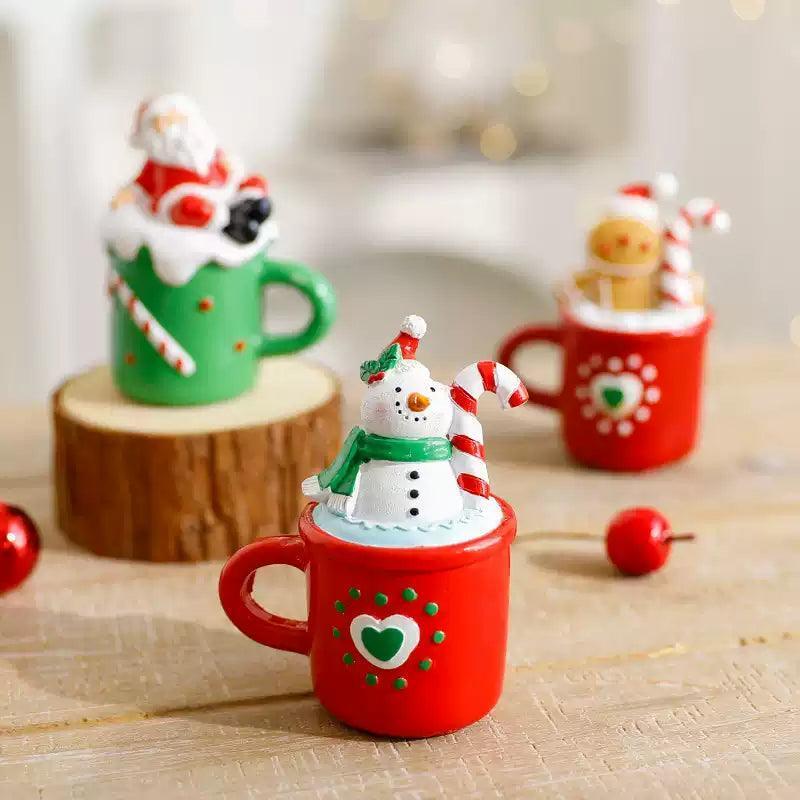 Santa Claus Resin Decorations – Creative Christmas Gift Décor - ClubOn
