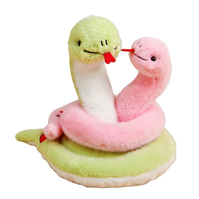 Snake Year Mascot Doll – Snake Baby Plush Toy & Pillow - ClubOn
