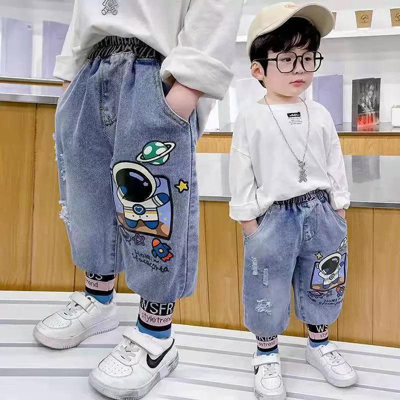 Baby Boys' Jeans – Cartoon Spring Style Fashionable Kids Denim - ClubOn