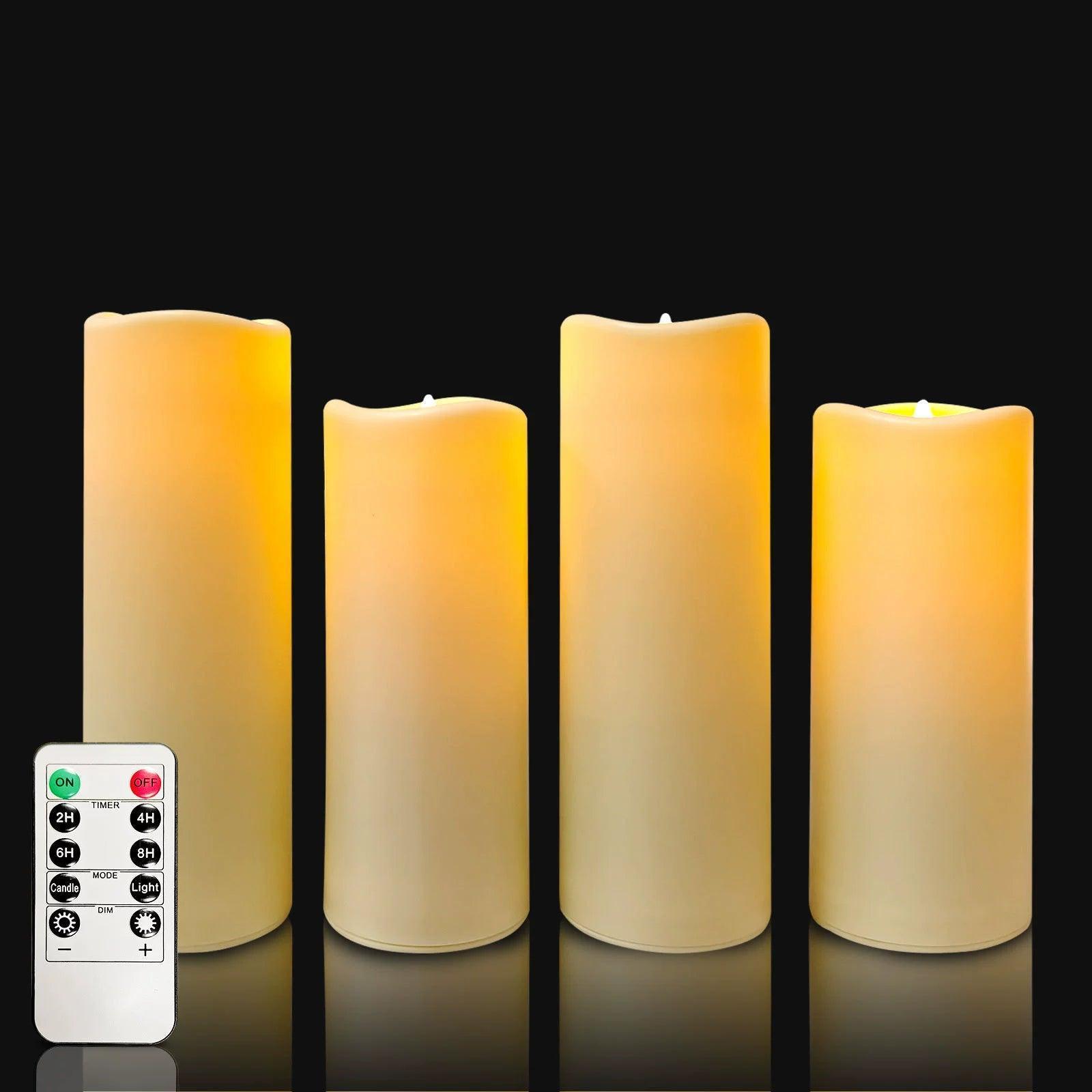 Plastic Electronic Candle Lights Outdoor – Halloween Lighting Decor - ClubOn
