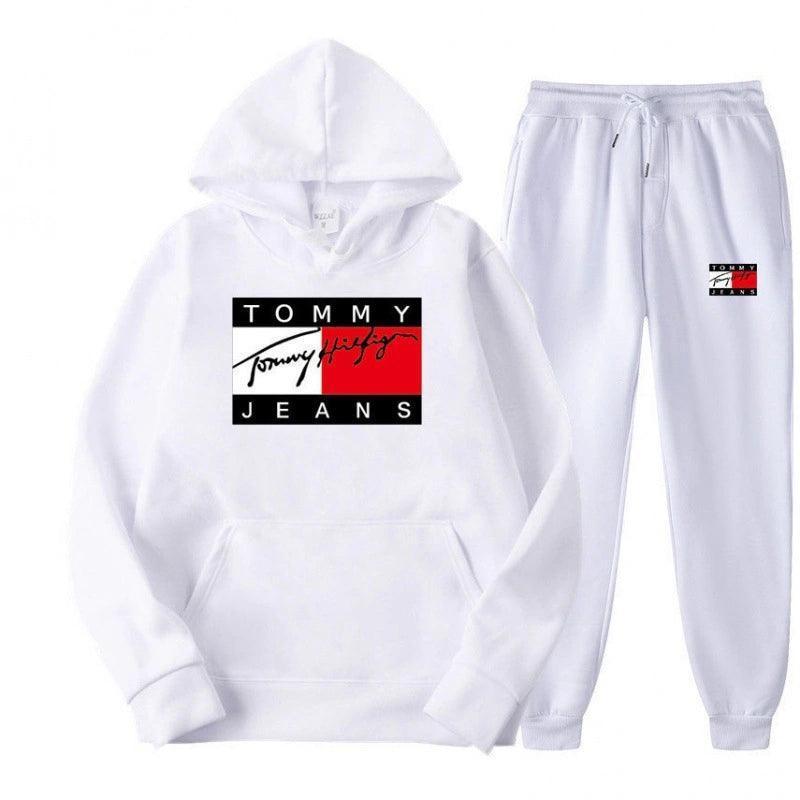 Spring Hoodie Set – Men’s Loose Fit & Cashmere Solid Color for Women - ClubOn