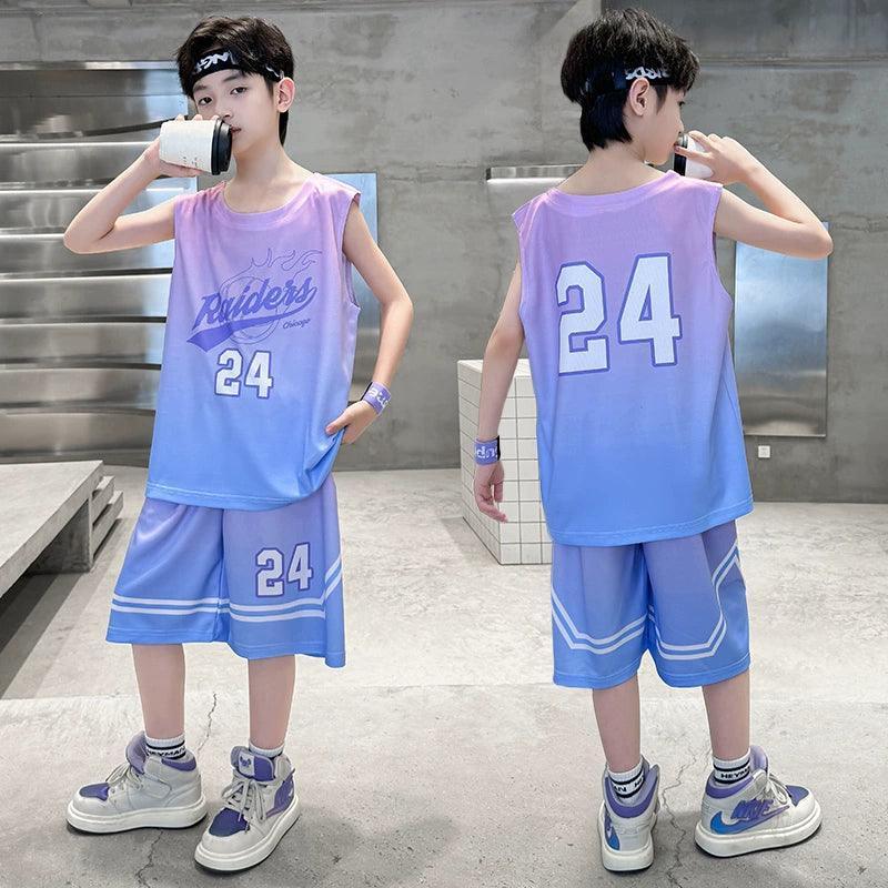 Boys Quick-Drying Training Suit – Summer Basketball Uniform - ClubOn
