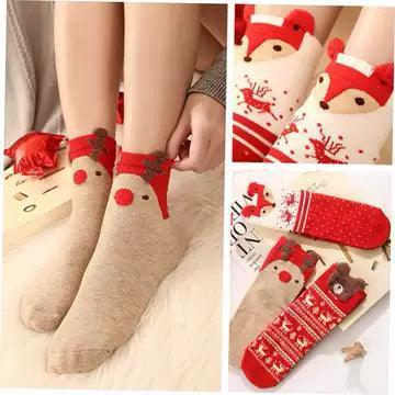 Cotton Christmas Socks – Festive Decorations for Home & Gifts - ClubOn