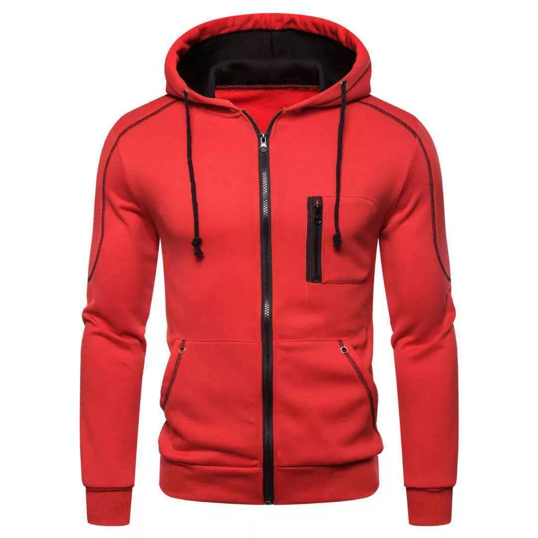 Men’s Zip-Up Jacket – Hoodie Sweatshirt Coat for Men - ClubOn