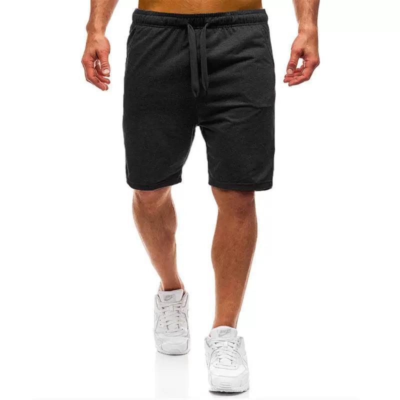 Men’s Sports Shorts – Fashionable Split Pants in Solid Color - ClubOn