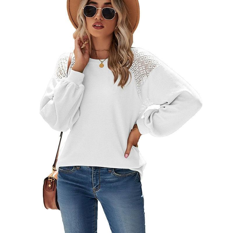 Plus Size Blouse for Women, Loose T-shirt Autumn Tops - ClubOn