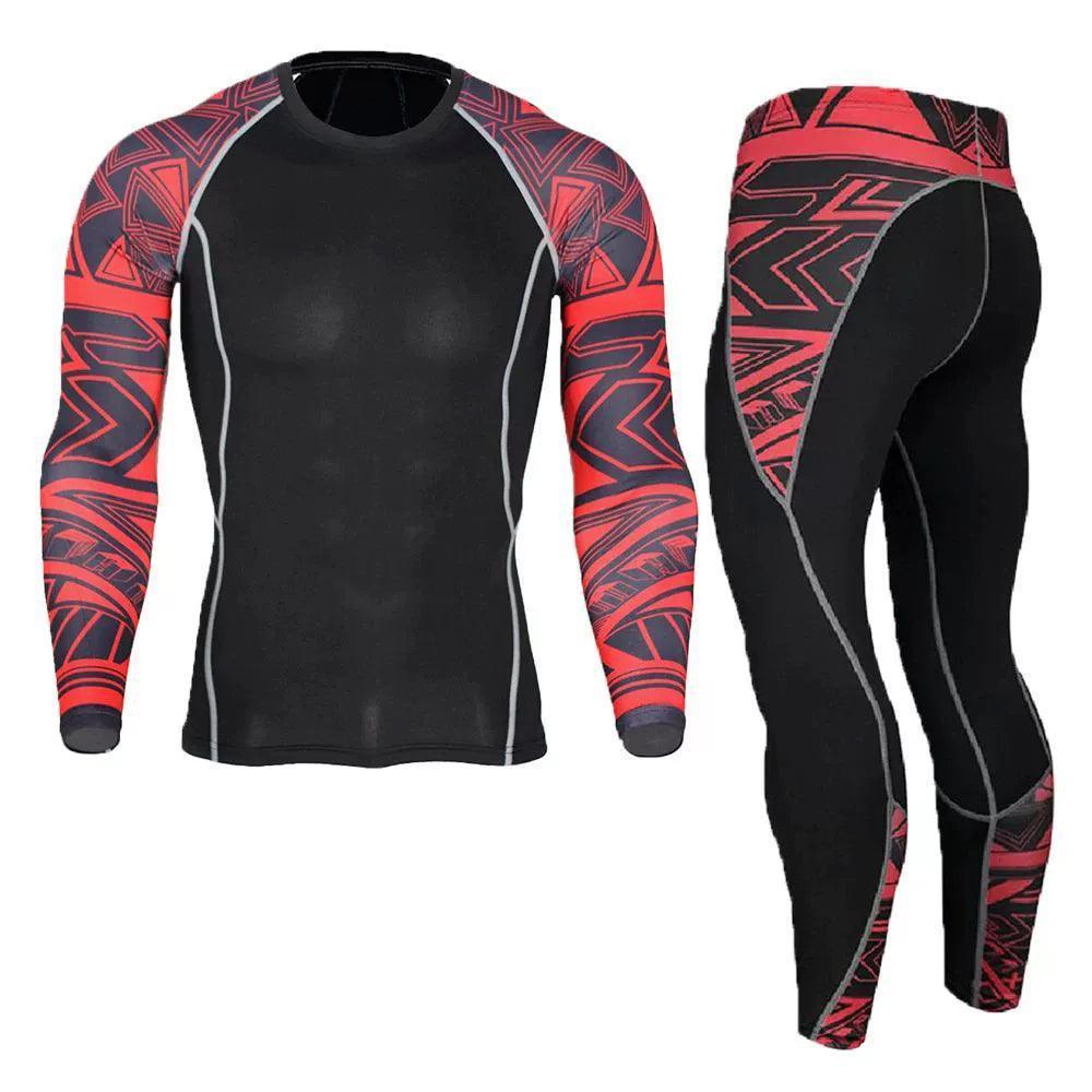 Men's Thermal Underwear Set - Compression Sport Suit for Sweating - ClubOn