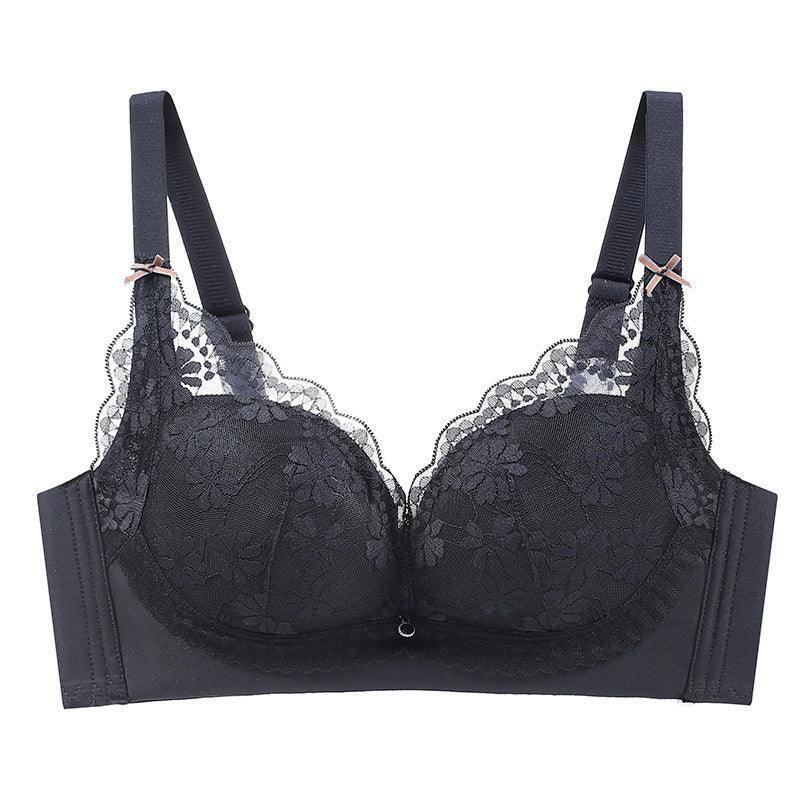 Breathable Lace Bra - Comfortable Wireless Design for Women - ClubOn