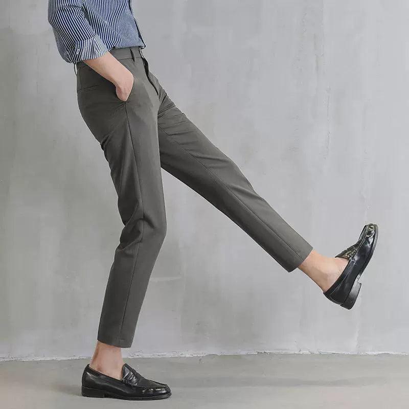 Summer Men's Casual Trousers – Slim-Fit Stretch Casual Pants - ClubOn