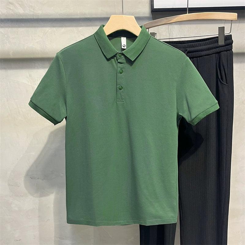 Men's Polo Shirt Cotton T-Shirt for Casual and Business Wear - ClubOn