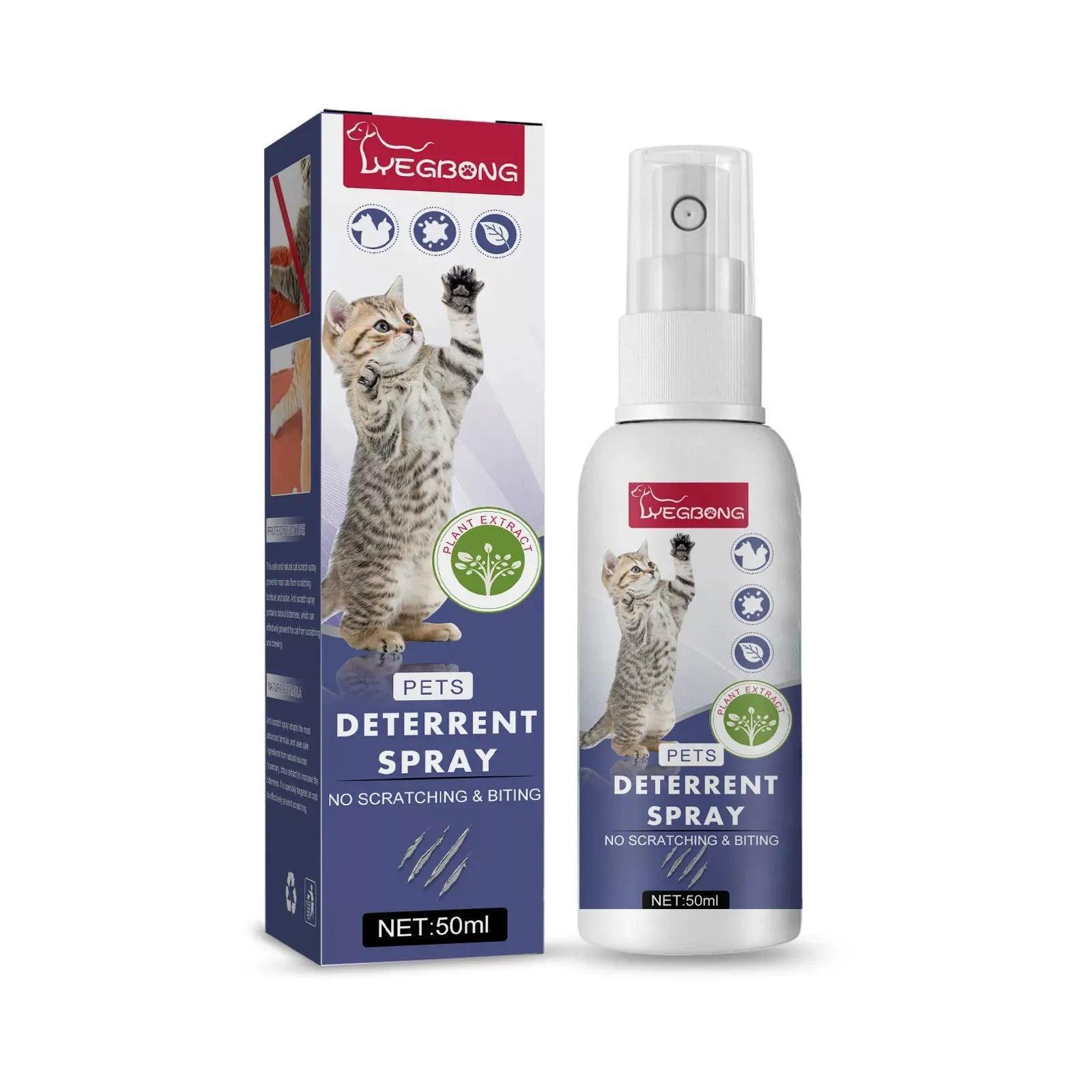 Pet Scratch Deterrent Spray 50ml - Anti-Scratch Protection for Furniture & Sofas - ClubOn