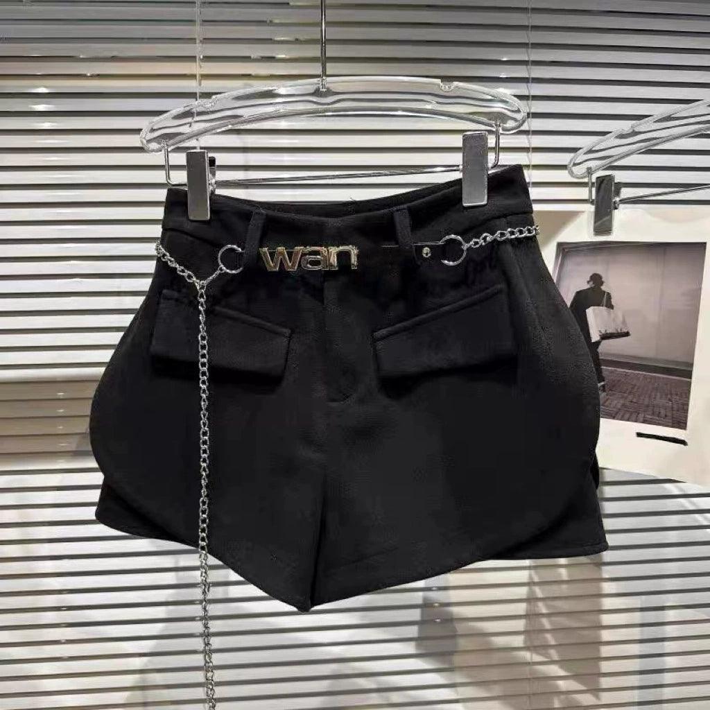 Girls' Woolen Shorts – Stylish Staggy Waist for Autumn & Winter - ClubOn