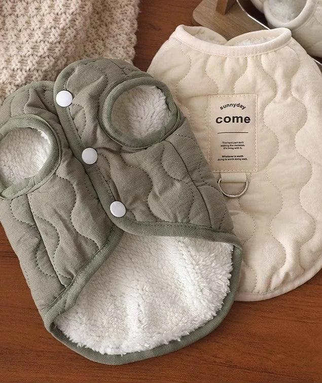 Cat & Dog Autumn/Winter Vest - Warm Lamb Wool Sweater with Outdoor Traction Buckle - ClubOn