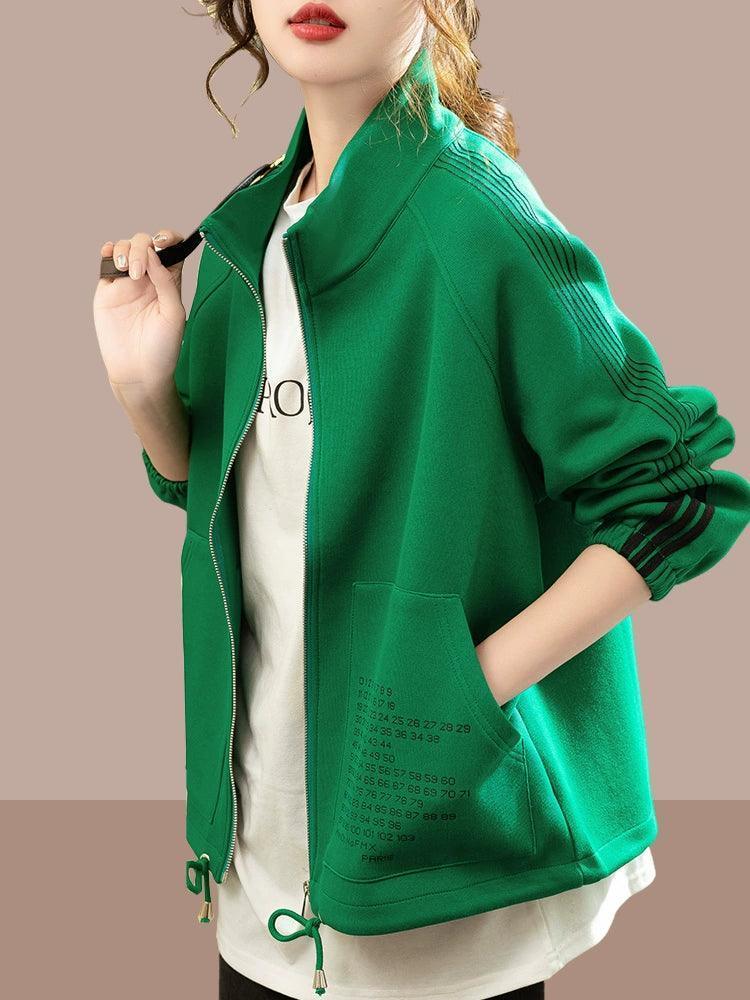 High-End Women's Short Baseball Jacket – Spring 2024 - ClubOn
