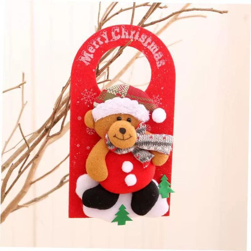 Cartoon Christmas Tree Door Hanging – Holiday Decoration - ClubOn