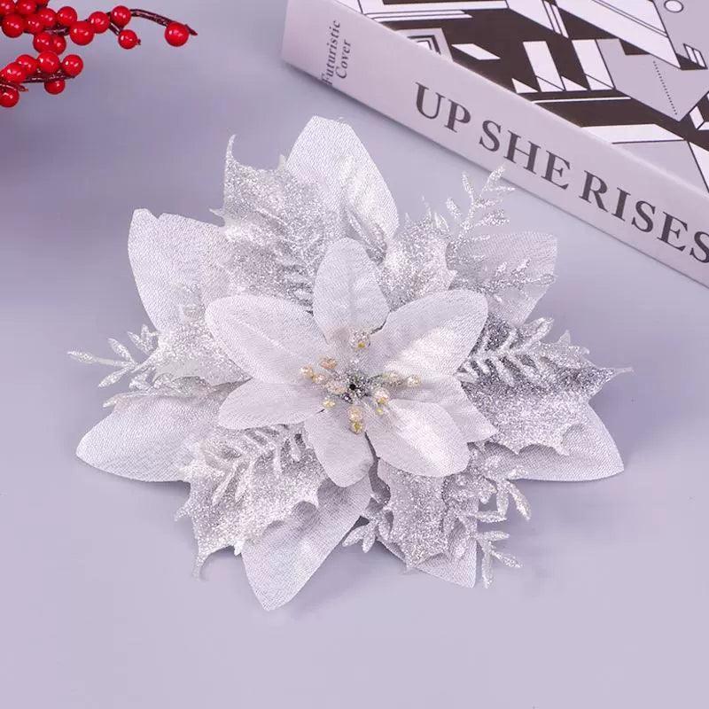 Christmas Flowers for Tree Decorations – Holiday Floral Ornaments - ClubOn