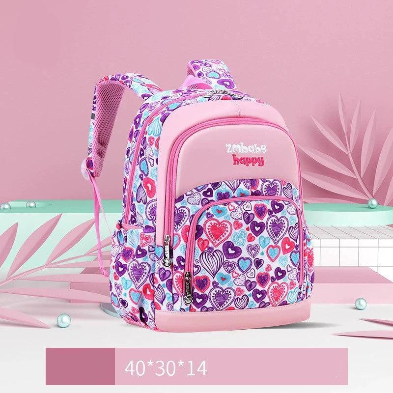 Elementary School Backpack for Girls | Cute Cartoon Design - ClubOn