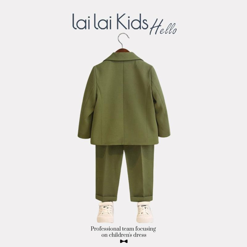 Children's Suit – Thickened Autumn & Winter Boys Suit for Baby One-Year-Old Dress, Wedding, Flower Girl & Performance - ClubOn