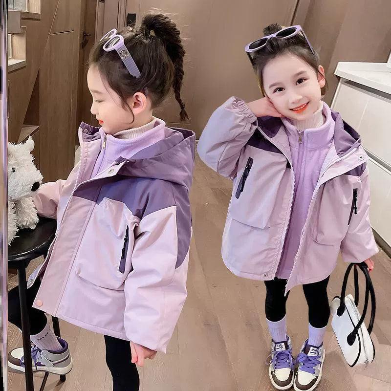 Girls' Three-in-One Windproof Jacket - ClubOn