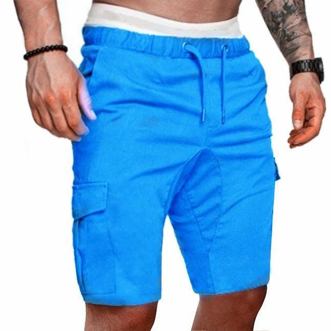 Men’s Summer Gym Shorts – Loose Grey Sports Shorts for Men - ClubOn