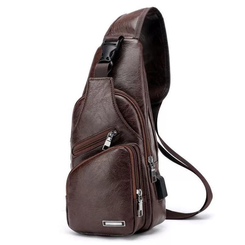 Men's Chest Bag Sling Bag – Travel Design, Crossbody Messenger Bag - ClubOn