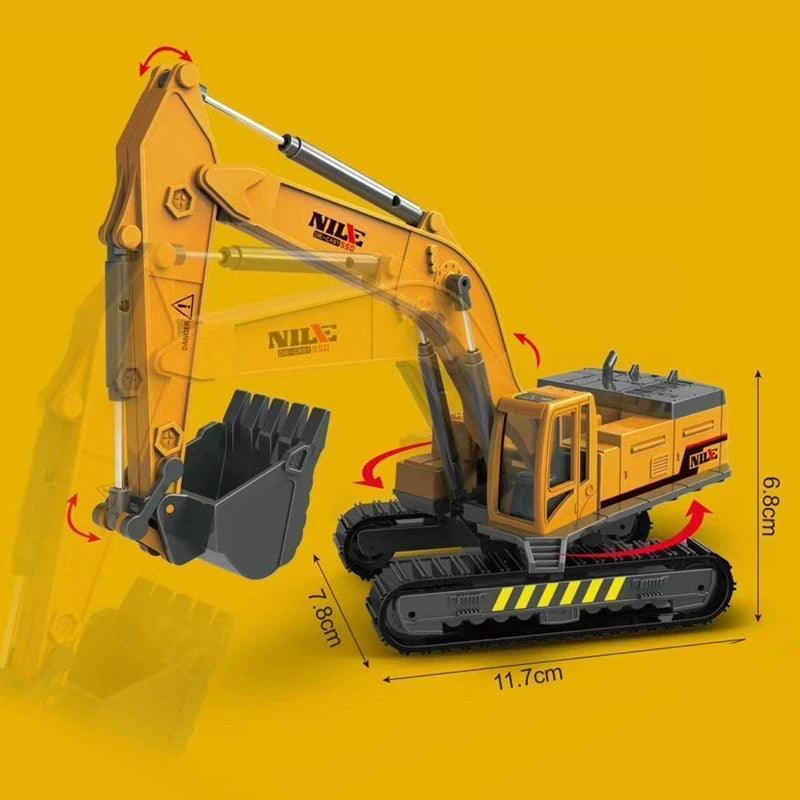 Engineering Vehicle Toy Set – Crane, Dumper & Inertia Cars for Boys - ClubOn