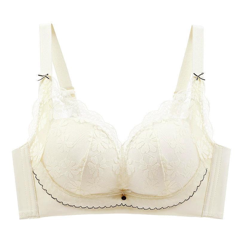 Breathable Lace Bra - Comfortable Wireless Design for Women - ClubOn
