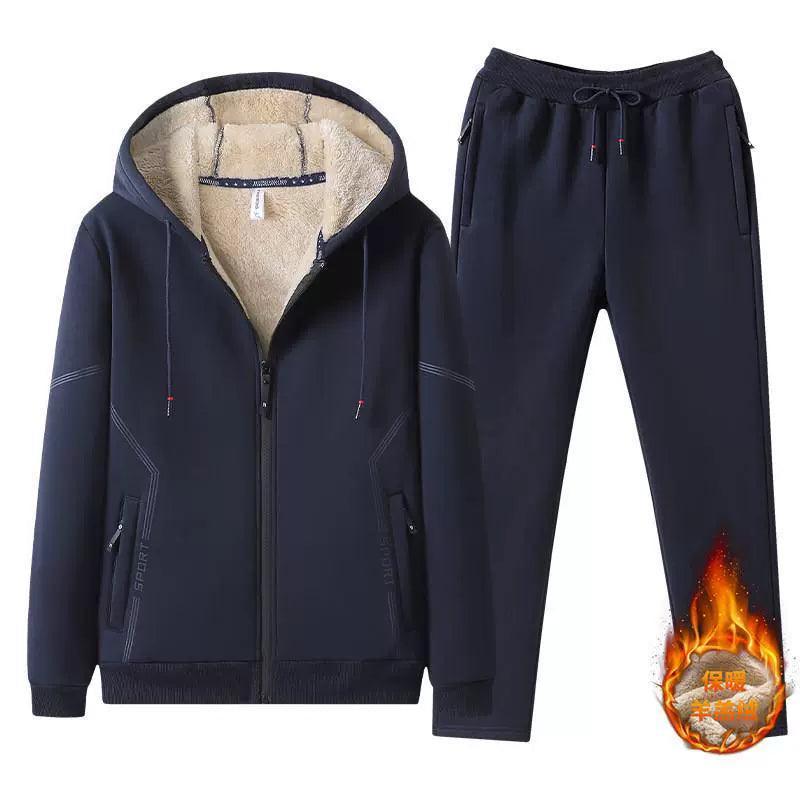 Men's Tracksuit Set – Fleece Sport & Thermal Hooded Sweatshirt - ClubOn