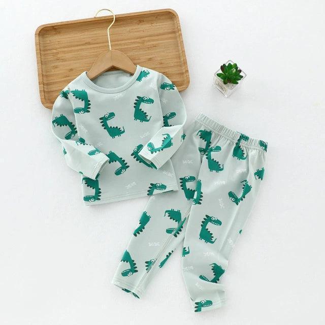 Children's Long Sleeve Pajama Set - Baby Boys Sleepwear - ClubOn