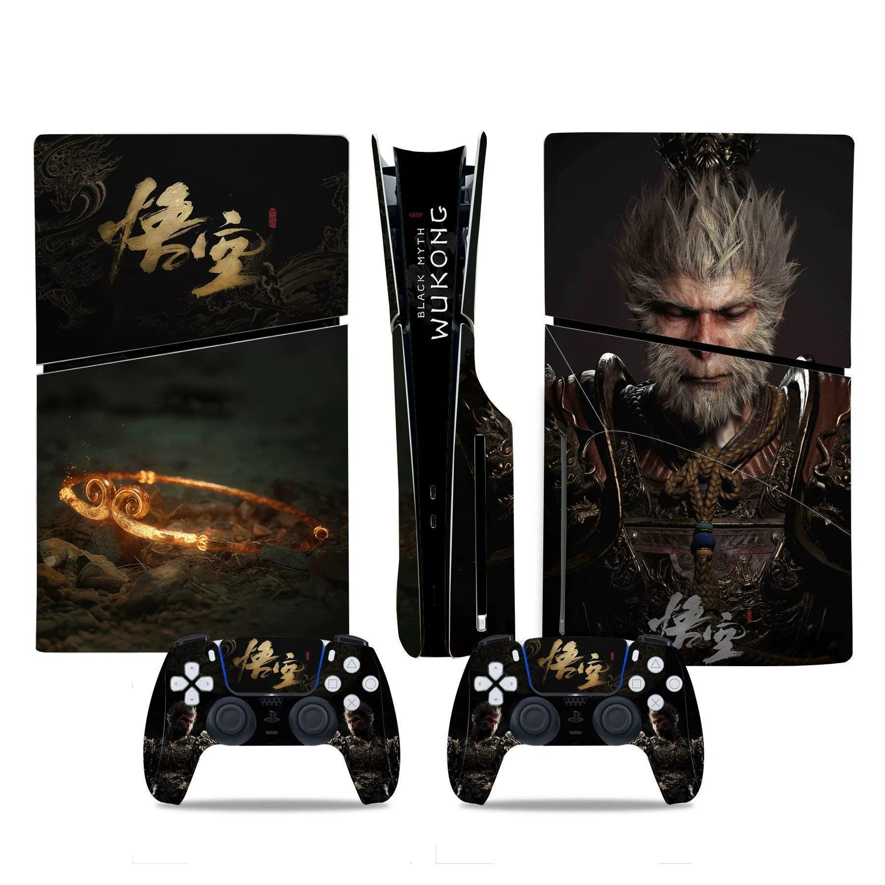 PS5 Slim Full Body Stickers - Black Myth Wukong Protective Skin - ClubOn