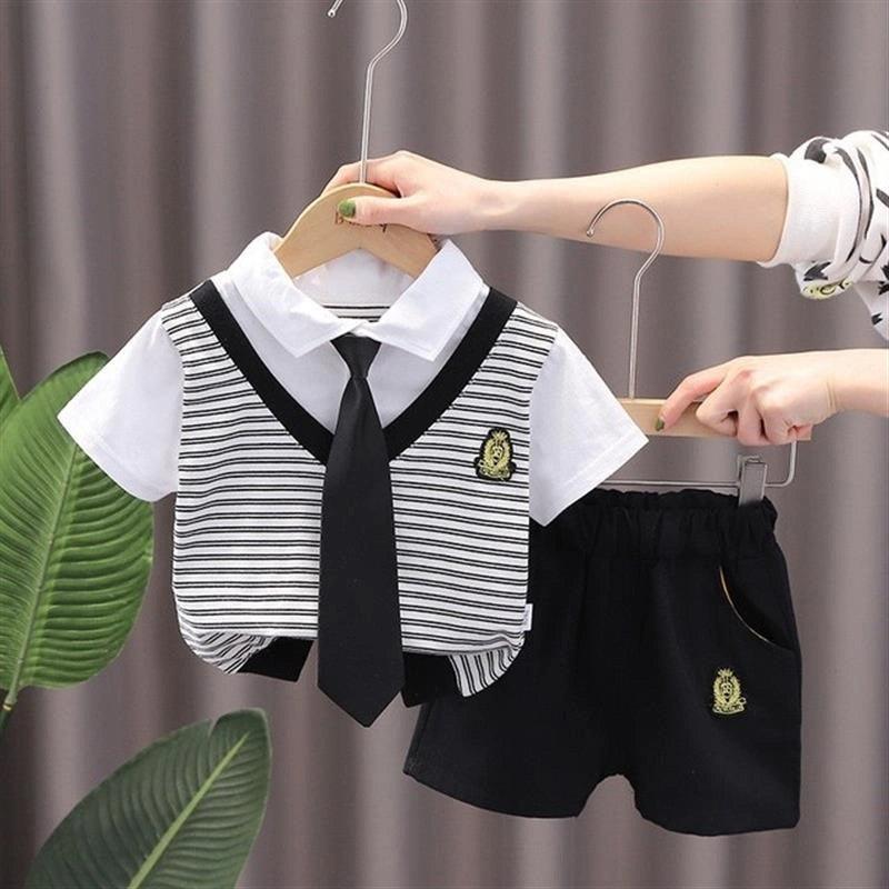 Cotton T-Shirt & Shorts Set for Baby Boys - ClubOn
